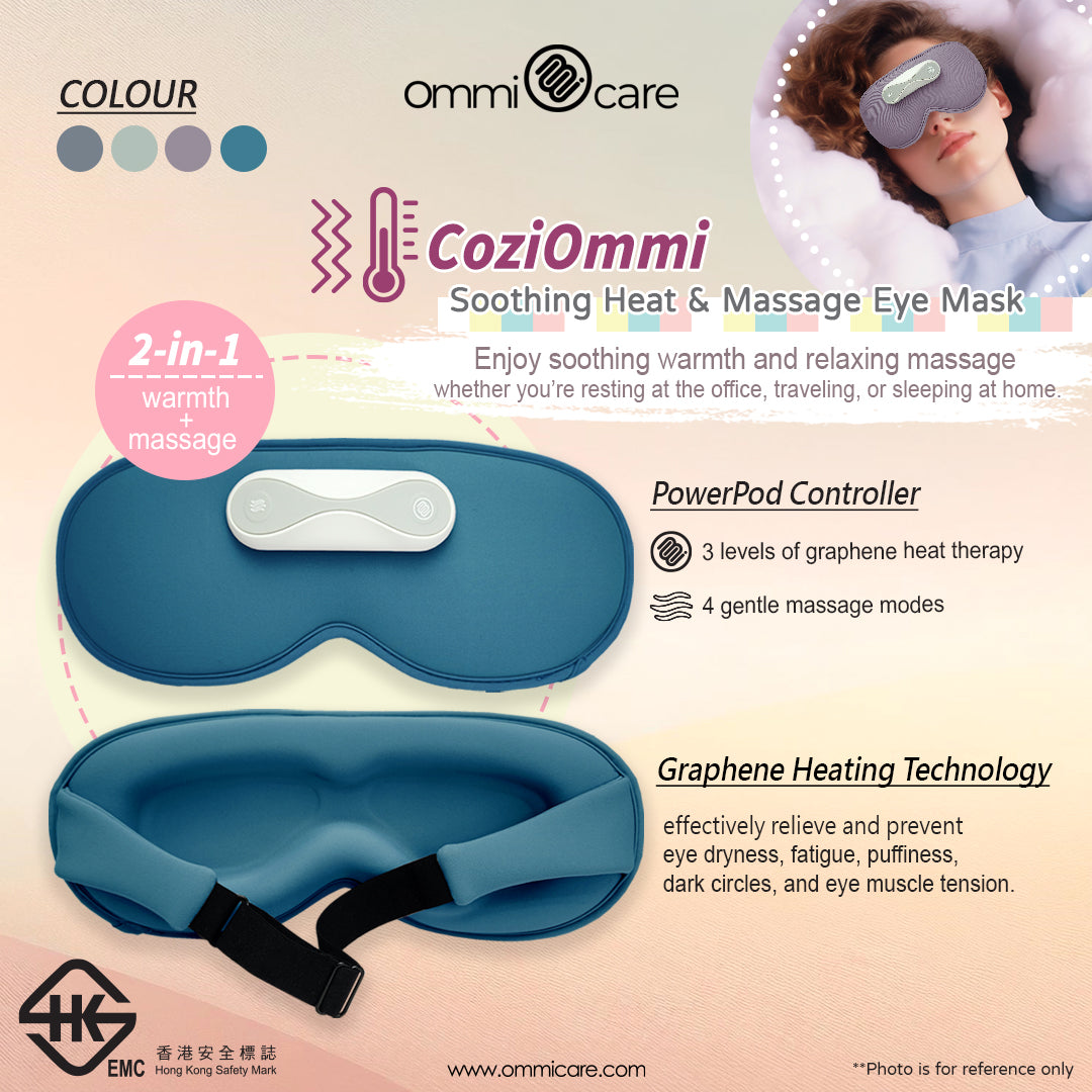 Smoothing Heat & Massage Eye Mask / PowerPod Controller(With  