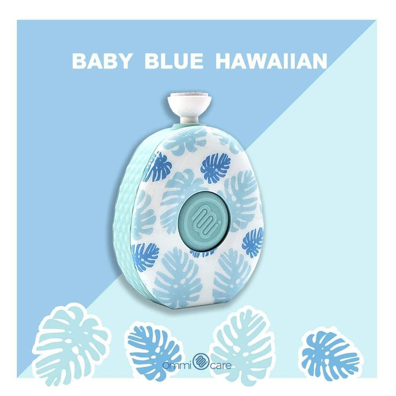 Baby Electrical Nail Trimmer - Baby Blue Hawaiian - Ommi Care
