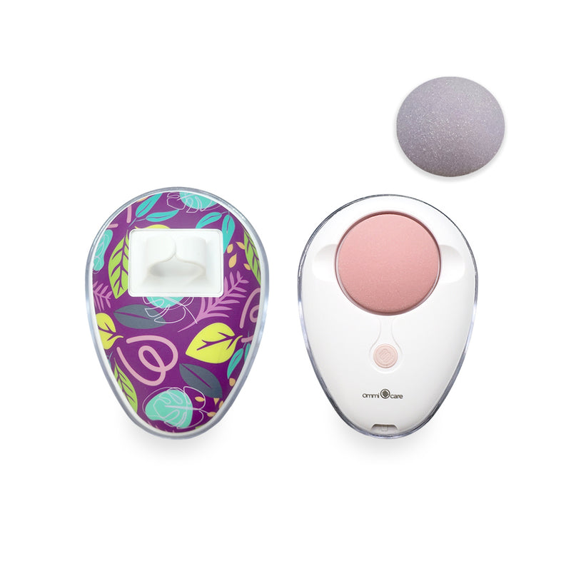 Rechargeable Callus Remover - Violet Shadow Leaves